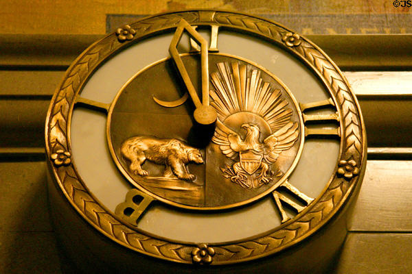 Indicator over elevators at Missouri State Capitol. Jefferson City, MO.