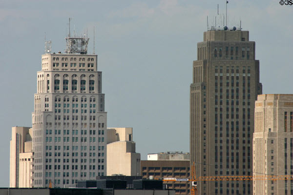 Oak Tower Building & City Hall. Kansas City, MO.