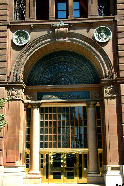 Doorway of 20 West 9th St. Building. Kansas City, MO.