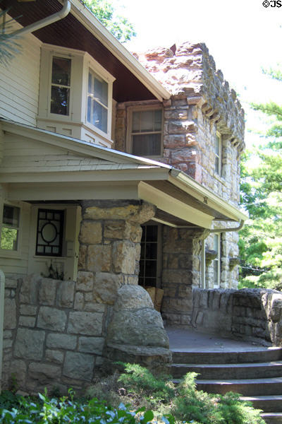 Thomas Hart Benton Home & Studio State Historic Site (1903) (3616 Belleview Ave.). Kansas City, MO.
