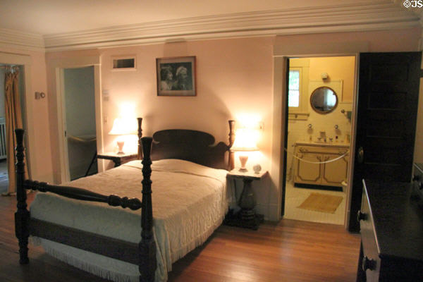 Rita Benton's bedroom at Thomas Hart Benton Home. Kansas City, MO.