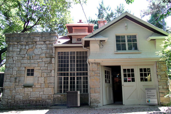 Thomas Hart Benton's studio at his Home. Kansas City, MO.