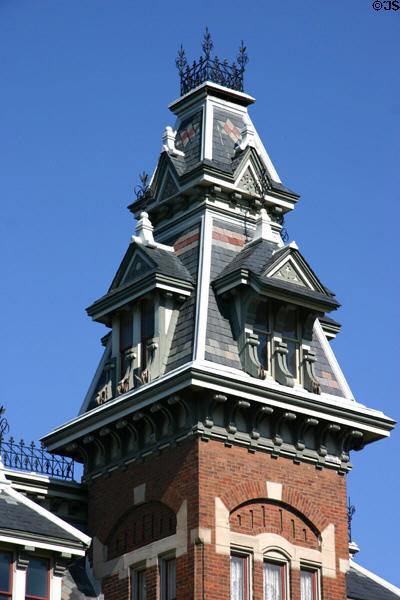 Second Empire tower of Vaile Mansion. Independence, MO.