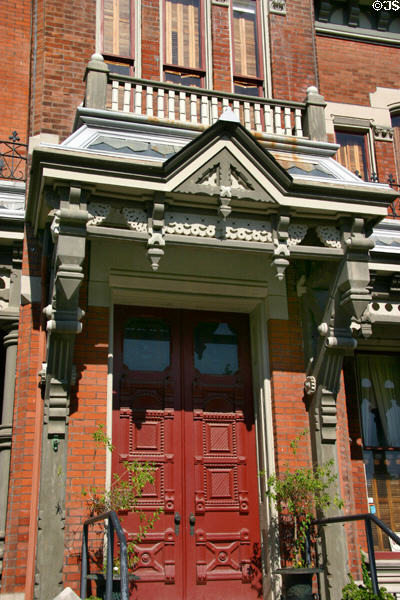 Front door of Vaile Mansion. Independence, MO.