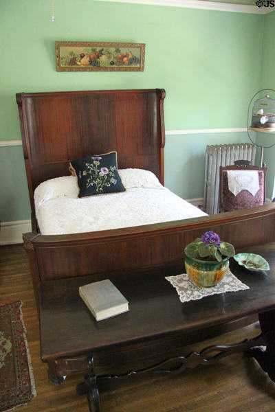 Bedroom at Lewis-Bingham-Waggoner House. Independence, MO.