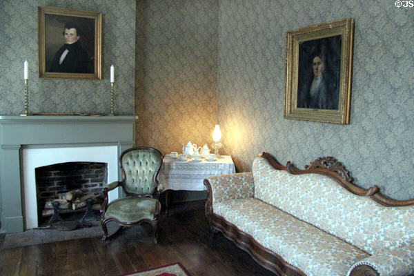 Parlor in Jackson County Marshall's House. Independence, MO.