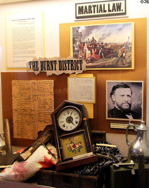 Missouri martial law (General Order No. 11) display at 1859 Jail Museum. Independence, MO.