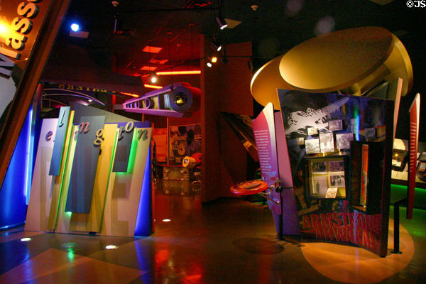 Display graphics at American Jazz Museum. Kansas City, MO.