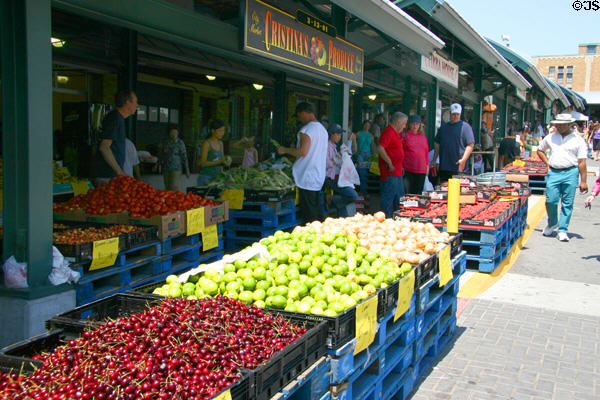 Kansas City Market stalls. Kansas City, MO.