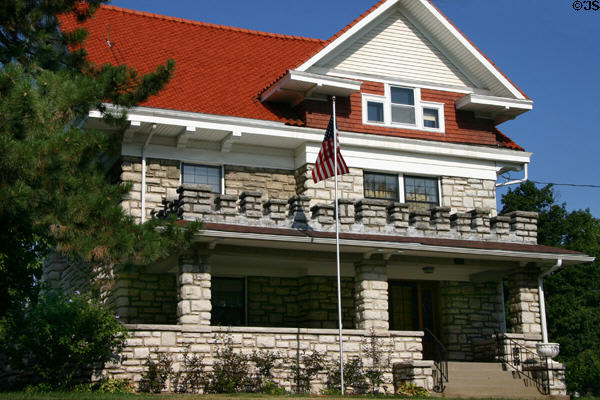 Stone Arts & Crafts house (on North Delaware St.). Independence, MO.