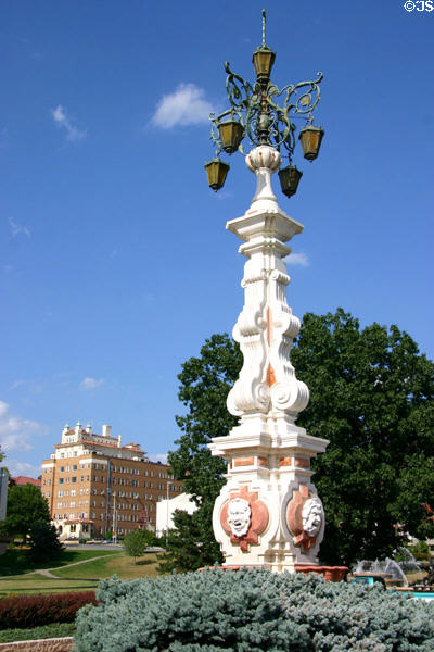 Replica of fountain of light from Seville, Spain Country Club Plaza. Kansas City, MO.