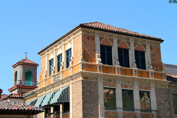 Reproduction European buildings at Country Club Plaza shopping area. Kansas City, MO.