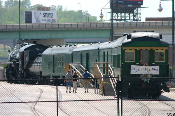 Museum train at Kansas City Union Station. Kansas City, MO.