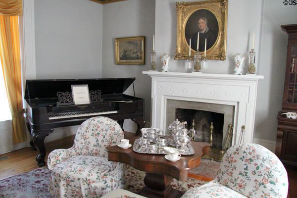 Parlor at John Wornall House Museum. Kansas City, MO.