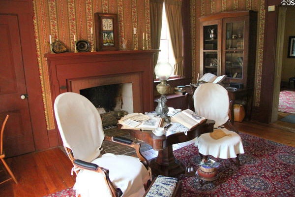 Sitting room at John Wornall House Museum. Kansas City, MO.