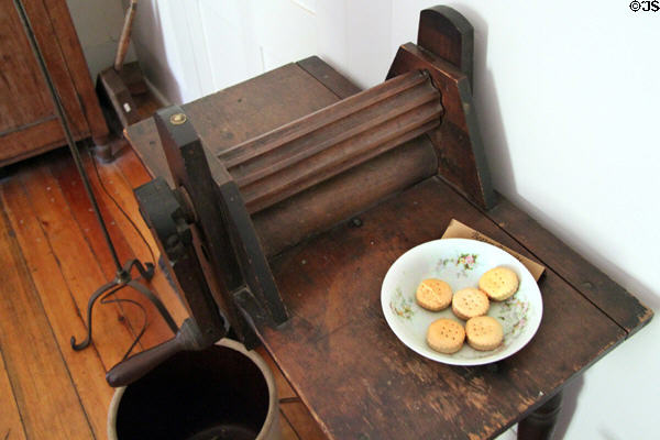 Beaten biscuit roller at John Wornall House Museum. Kansas City, MO.
