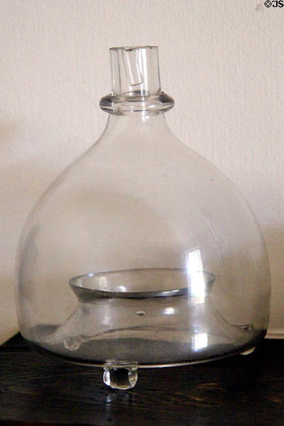 Glass flytrap at John Wornall House Museum. Kansas City, MO.