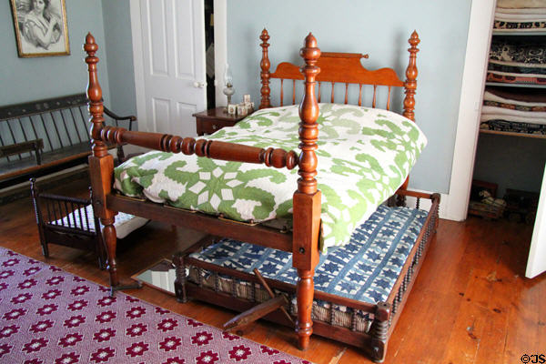 Trundle bed at John Wornall House Museum. Kansas City, MO.