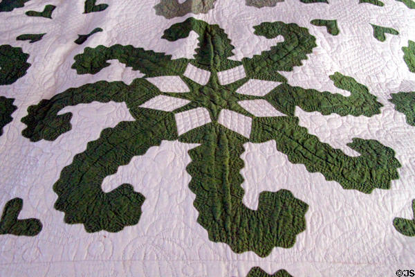 Quilt at John Wornall House Museum. Kansas City, MO.