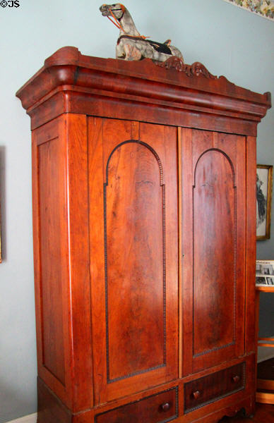 Antique cabinet at John Wornall House Museum. Kansas City, MO.