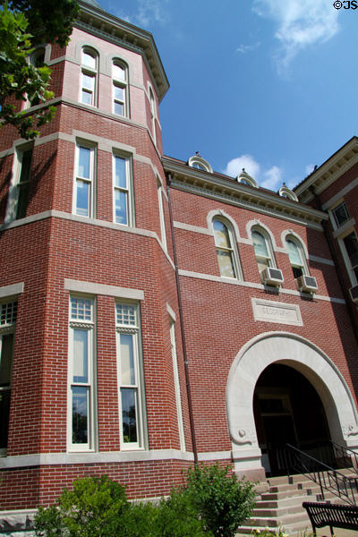 Swallow Hall (1893) hosts Museum of Anthropology of University of Missouri on the quad. Columbia, MO.