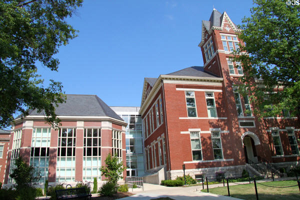 Donald W. Reynolds Journalism Institute (former Sociology building) (1892) on quad of University of Missouri. Columbia, MO.
