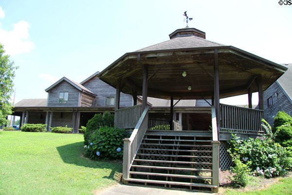 Visitors Center (1989) of Boone County Historical Museum. Columbia, MO. Architect: Mitzel & Assoc. Architects.