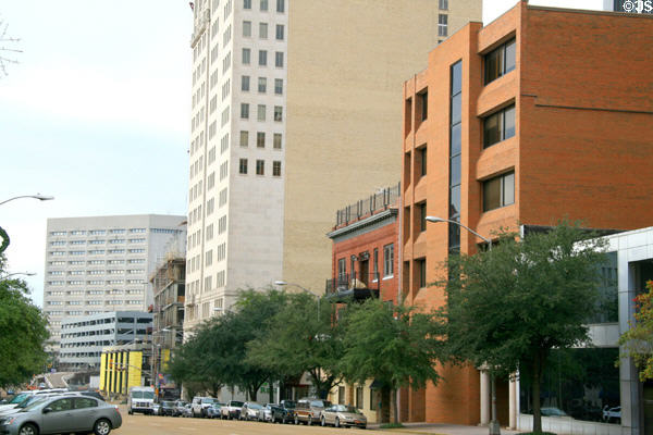 Streetscape along West Capitol Street. Jackson, MS.