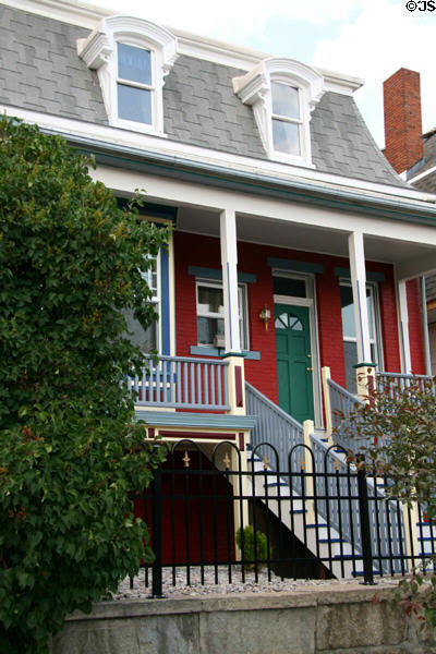 Multicolored house (309 W. Granite St.). Butte, MT. Style: Second Empire.