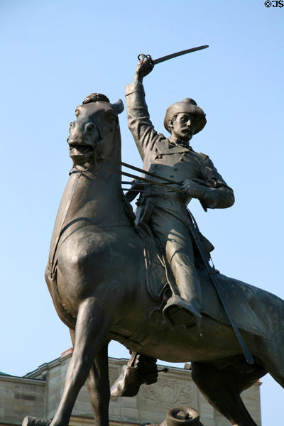 Thomas Francis Meagher statue (1905) by Charles J. Mulligan at Montana State Capitol. Helena, MT.