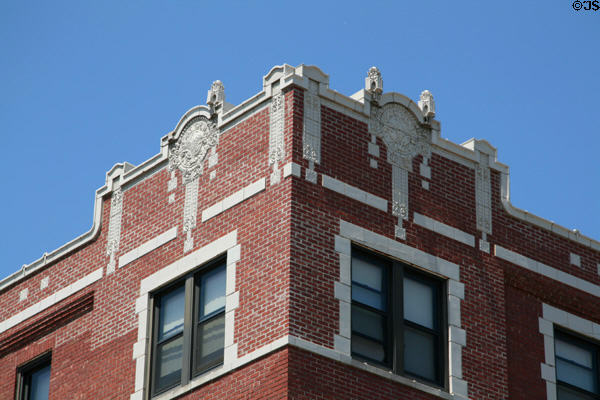 Powers Hotel roofline details. Fargo, ND.