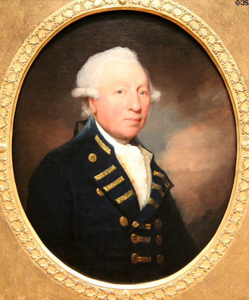 Dr. Walter Landor portrait (c1785) by Gilbert Stuart at Currier Museum of Art. Manchester, NH.
