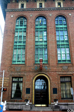 Kelsey Building (1911) (101 W. State St.) of Thomas Edison State College. Trenton, NJ. Architect: Cass Gilbert. On National Register.