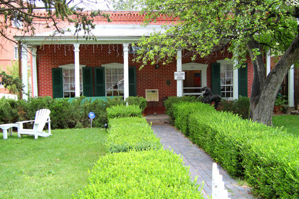 Pinckney R. Tully Adobe House (1851) (136 Griffin St.). Santa Fe, NM. Style: New Mexico Territorial.