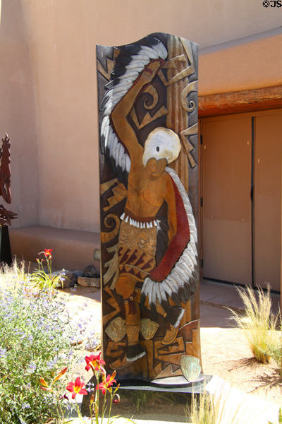 Transcendence sculpture (2007) by Tammy Garcia at Museum of Indian Arts & Culture. Santa Fe, NM.