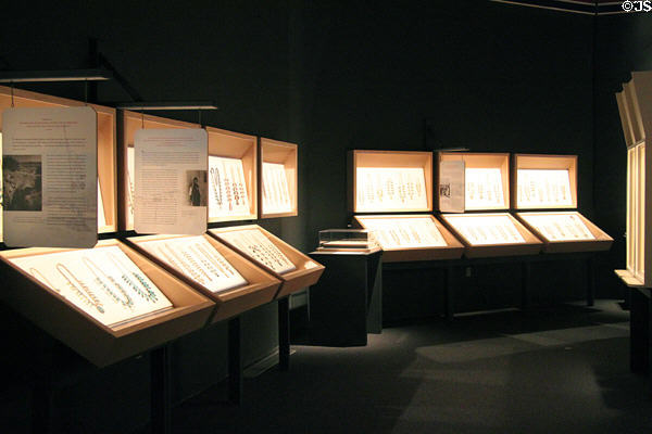 Gallery at Wheelwright Museum of the American Indian. Santa Fe, NM.