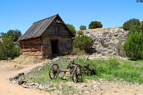 Storage building at Rancho de las Golondrinas. Santa Fe, NM.