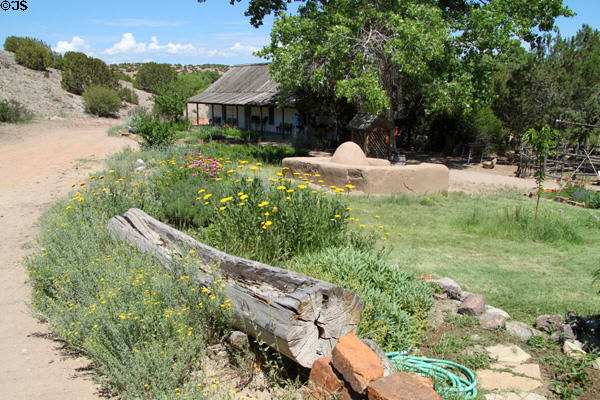 Mora house at Rancho de las Golondrinas. Santa Fe, NM.