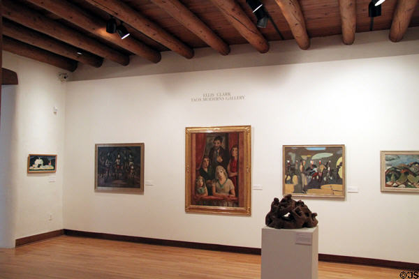 Taos Moderns Gallery at Harwood Museum of Art. Taos, NM.