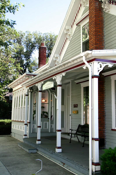 Yerington House named for 2nd owner who was key figure in V&T RR. Carson City, NV.