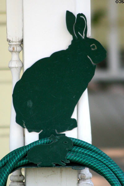 Rabbit hose rack. Carson City, NV.