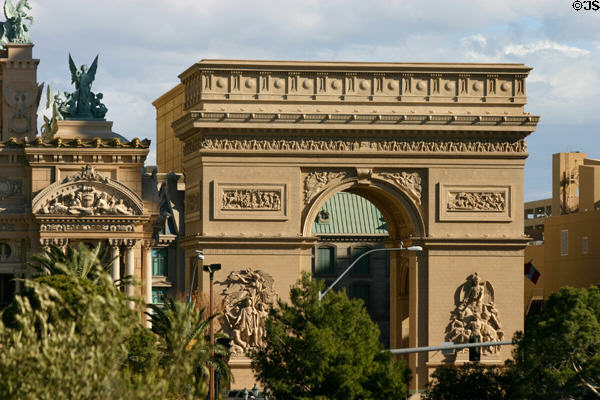 Arche de Triomphe at Paris Las Vegas Hotel. Las Vegas, NV.