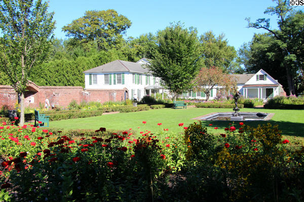 Fort Ticonderoga Garrison Gardens in Colonial Revival style. Ticonderoga, NY.