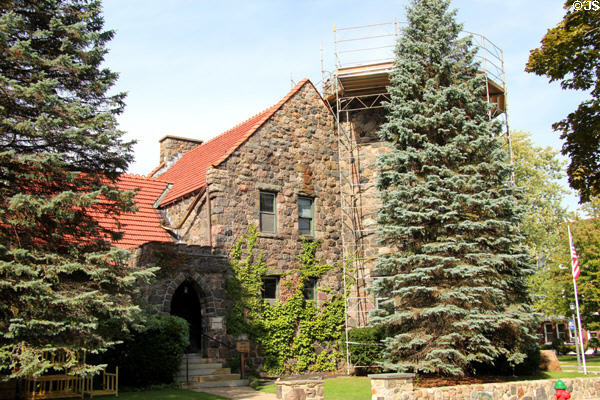 Chapel (1899) not for religion but for creators of manuscripts on Roycroft Campus. East Aurora, NY.