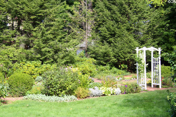 Garden at Millard Fillmore House. East Aurora, NY.