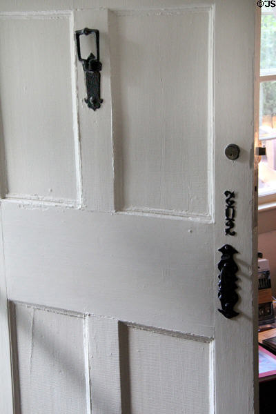 Front door at Millard Fillmore House. East Aurora, NY.