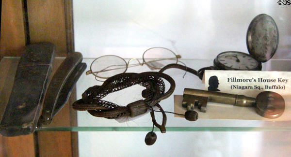 Objects belonging to Fillmores at Millard Fillmore House. East Aurora, NY.