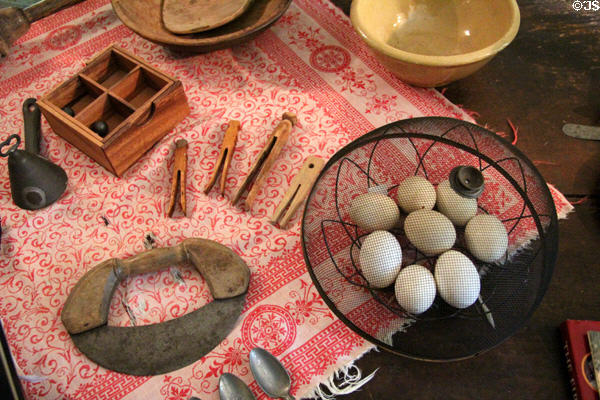 Kitchen objects at Millard Fillmore House. East Aurora, NY.