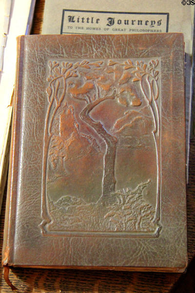 Arts & Crafts book by Roycroft at Elbert Hubbard Roycroft Museum. East Aurora, NY.