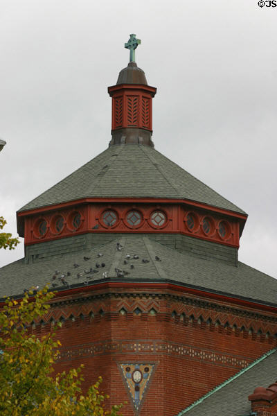Octagonal dome of First Universalist Church. Rochester, NY.